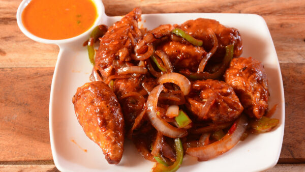 Chicken Pan Fry Momo(6pcs)