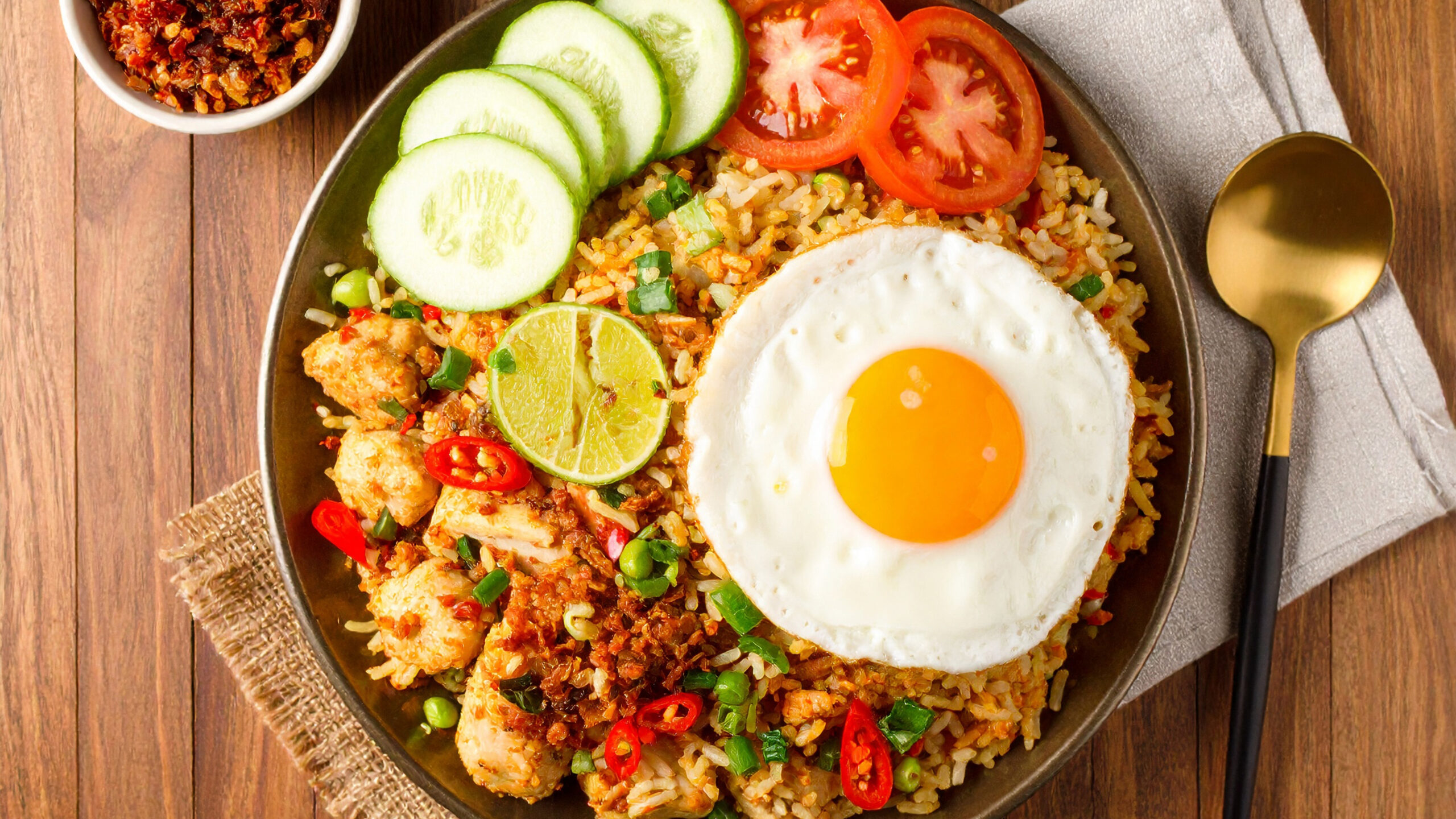 Egg Chicken Fried Rice