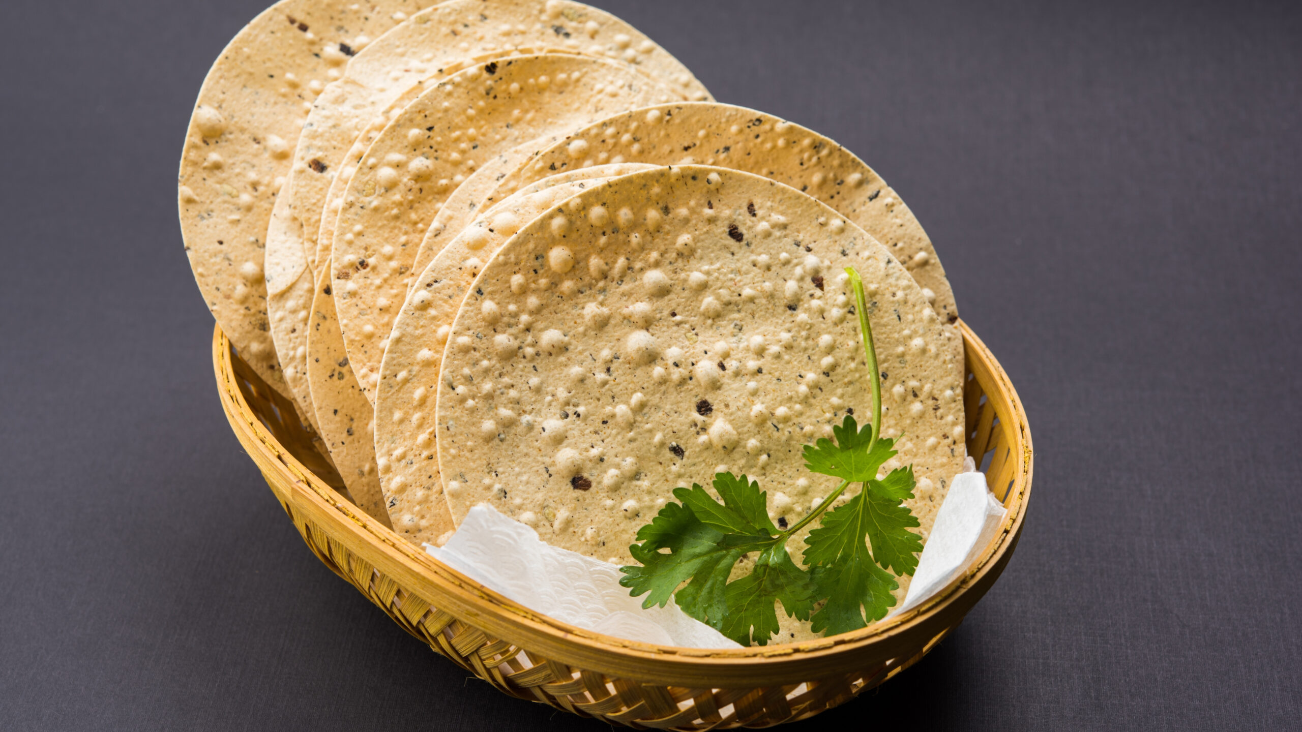 Roasted Papad